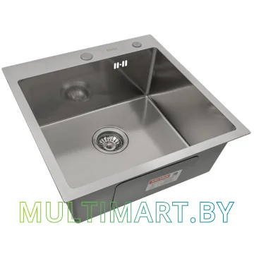 Кухонная мойка ARFEKA ECO AR 500x500 SATIN DECOR MILLET GRAINS